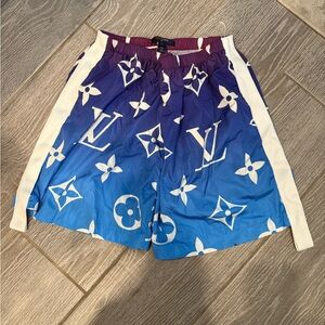 Purple Monogram men Shorts
